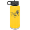 Happy Heifer Polka Dots - Laser Engraved Stainless Steel Drinkware - 1484 -