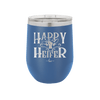 Happy Heifer Bow - Laser Engraved Stainless Steel Drinkware - 1485 -
