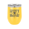 Happy Heifer Bow - Laser Engraved Stainless Steel Drinkware - 1485 -