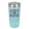 Happy Heifer Bow - Laser Engraved Stainless Steel Drinkware - 1485 -