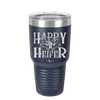 Happy Heifer Bow - Laser Engraved Stainless Steel Drinkware - 1485 -
