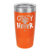 Crazy Heifer Polka Dots - Laser Engraved Stainless Steel Drinkware - 1487 -
