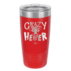 Crazy Heifer Polka Dots - Laser Engraved Stainless Steel Drinkware - 1487 -