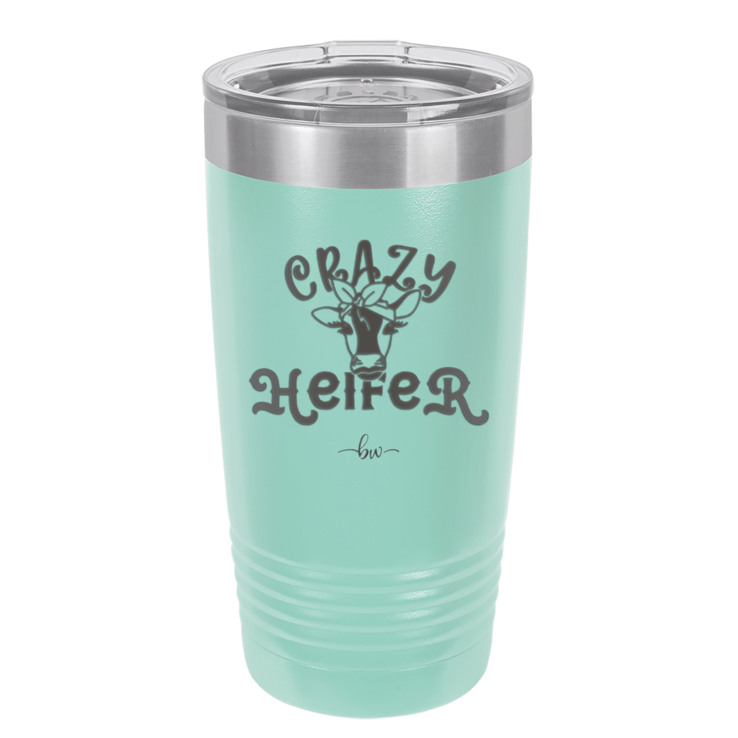 Crazy Heifer Bow - Laser Engraved Stainless Steel Drinkware - 1488 -