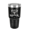 Crazy Heifer Bow - Laser Engraved Stainless Steel Drinkware - 1488 -