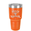 Crazy Heifer Bow - Laser Engraved Stainless Steel Drinkware - 1488 -