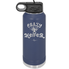 Crazy Heifer Bow - Laser Engraved Stainless Steel Drinkware - 1488 -