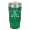 Salty Heifer Polka Dots - Laser Engraved Stainless Steel Drinkware - 1489 -