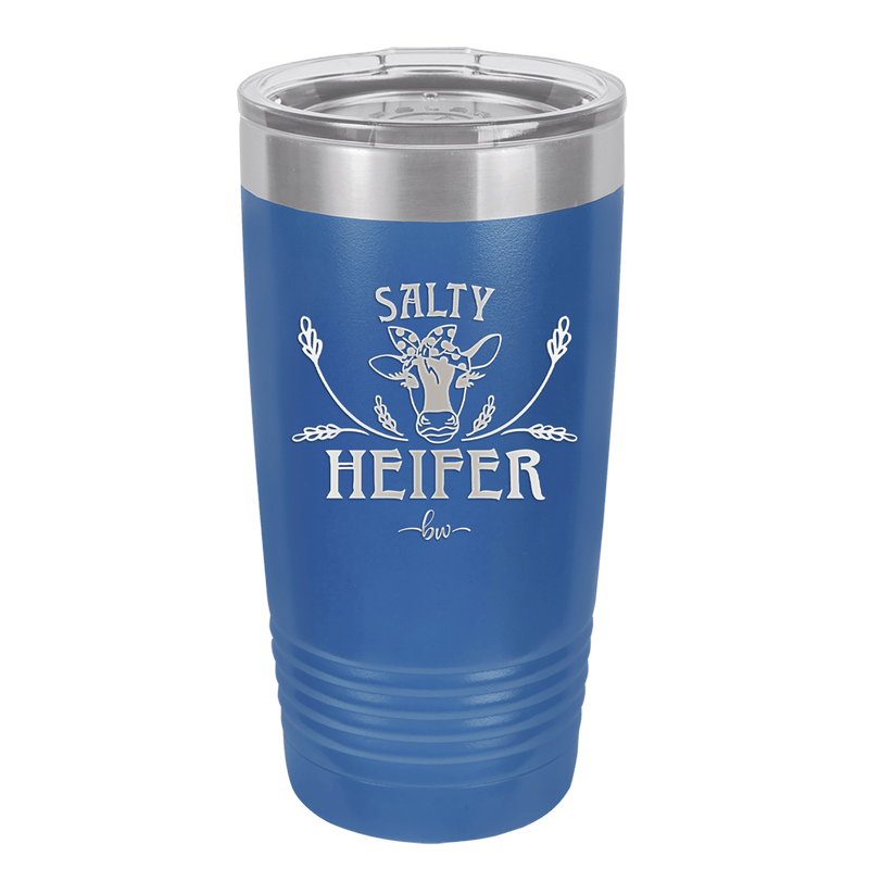 Salty Heifer Polka Dots - Laser Engraved Stainless Steel Drinkware - 1489 -