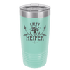 Salty Heifer Polka Dots - Laser Engraved Stainless Steel Drinkware - 1489 -