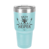Salty Heifer Polka Dots - Laser Engraved Stainless Steel Drinkware - 1489 -