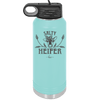 Salty Heifer Polka Dots - Laser Engraved Stainless Steel Drinkware - 1489 -