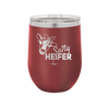 Salty Heifer Bow - Laser Engraved Stainless Steel Drinkware - 1490 -