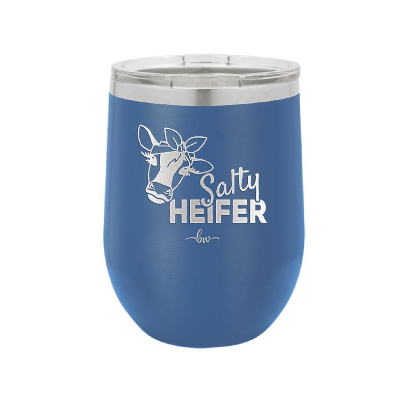 Salty Heifer Bow - Laser Engraved Stainless Steel Drinkware - 1490 -