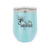 Salty Heifer Bow - Laser Engraved Stainless Steel Drinkware - 1490 -