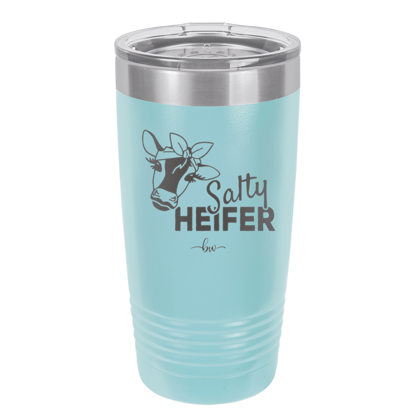 Salty Heifer Bow - Laser Engraved Stainless Steel Drinkware - 1490 -
