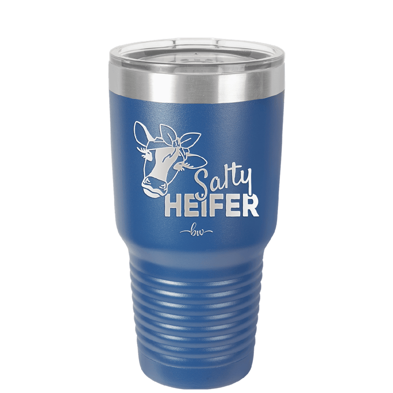 Salty Heifer Bow - Laser Engraved Stainless Steel Drinkware - 1490 -