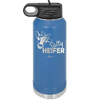 Salty Heifer Bow - Laser Engraved Stainless Steel Drinkware - 1490 -