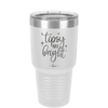 Tipsy and Bright - Laser Engraved Stainless Steel Drinkware - 1495 -