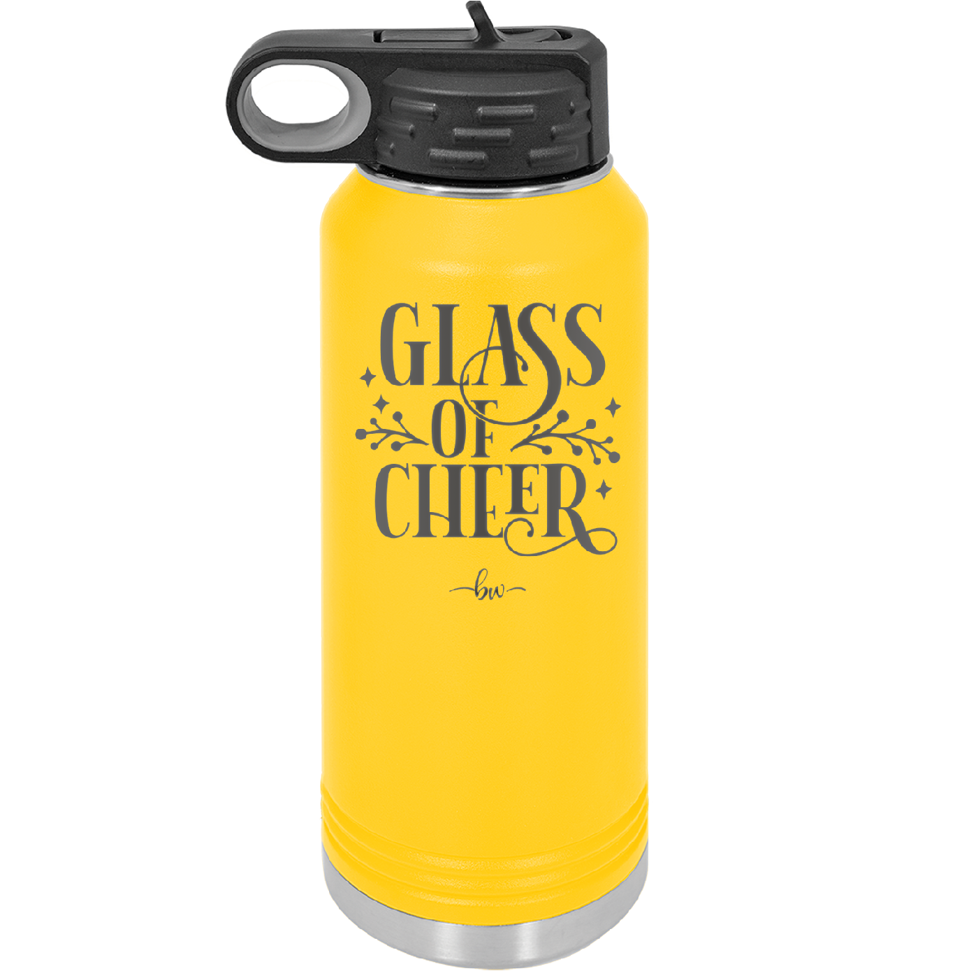 Glass of Cheer - Laser Engraved Stainless Steel Drinkware - 1498 -