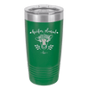 Heifer Please Floral - Laser Engraved Stainless Steel Drinkware - 1507 -