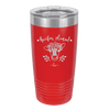 Heifer Please Floral - Laser Engraved Stainless Steel Drinkware - 1507 -