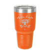 Heifer Please Floral - Laser Engraved Stainless Steel Drinkware - 1507 -