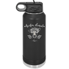 Heifer Please Floral - Laser Engraved Stainless Steel Drinkware - 1507 -