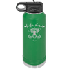 Heifer Please Floral - Laser Engraved Stainless Steel Drinkware - 1507 -