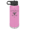 Heifer Please Floral - Laser Engraved Stainless Steel Drinkware - 1507 -