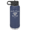 Heifer Please Floral - Laser Engraved Stainless Steel Drinkware - 1507 -