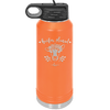 Heifer Please Floral - Laser Engraved Stainless Steel Drinkware - 1507 -