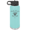 Heifer Please Floral - Laser Engraved Stainless Steel Drinkware - 1507 -