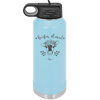 Heifer Please Floral - Laser Engraved Stainless Steel Drinkware - 1507 -