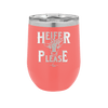 Heifer Please Polka Dots - Laser Engraved Stainless Steel Drinkware - 1508 -