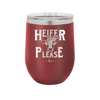 Heifer Please Polka Dots - Laser Engraved Stainless Steel Drinkware - 1508 -