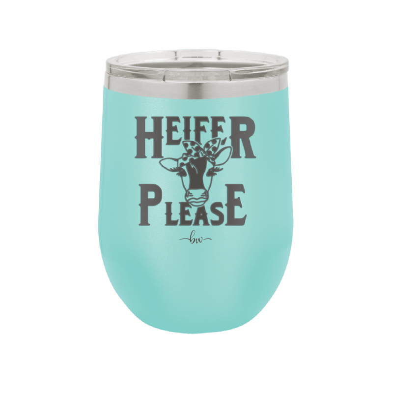 Heifer Please Polka Dots - Laser Engraved Stainless Steel Drinkware - 1508 -