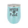 Heifer Please Polka Dots - Laser Engraved Stainless Steel Drinkware - 1508 -