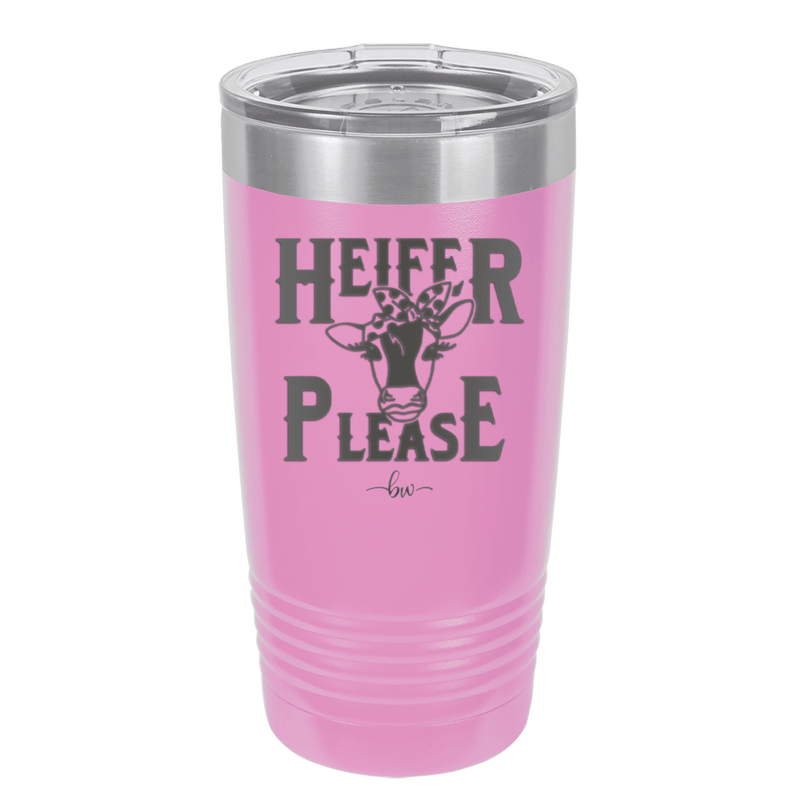 Heifer Please Polka Dots - Laser Engraved Stainless Steel Drinkware - 1508 -