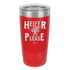 Heifer Please Polka Dots - Laser Engraved Stainless Steel Drinkware - 1508 -