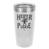 Heifer Please Polka Dots - Laser Engraved Stainless Steel Drinkware - 1508 -