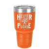 Heifer Please Polka Dots - Laser Engraved Stainless Steel Drinkware - 1508 -