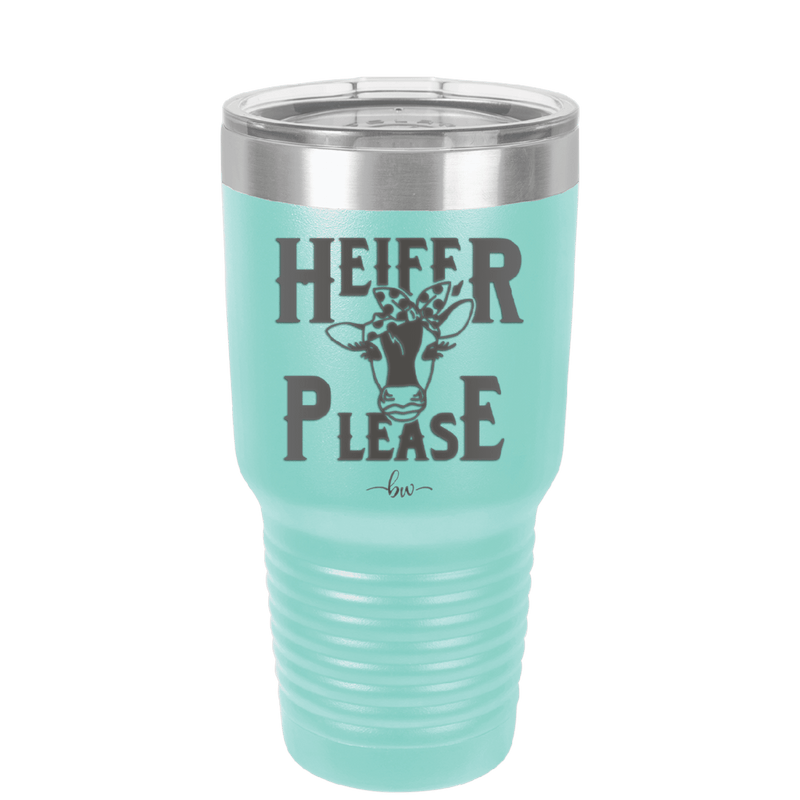 Heifer Please Polka Dots - Laser Engraved Stainless Steel Drinkware - 1508 -