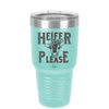 Heifer Please Polka Dots - Laser Engraved Stainless Steel Drinkware - 1508 -