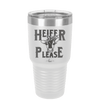 Heifer Please Polka Dots - Laser Engraved Stainless Steel Drinkware - 1508 -