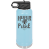 Heifer Please Polka Dots - Laser Engraved Stainless Steel Drinkware - 1508 -