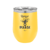 Heifer Please Bow - Laser Engraved Stainless Steel Drinkware - 1509 -