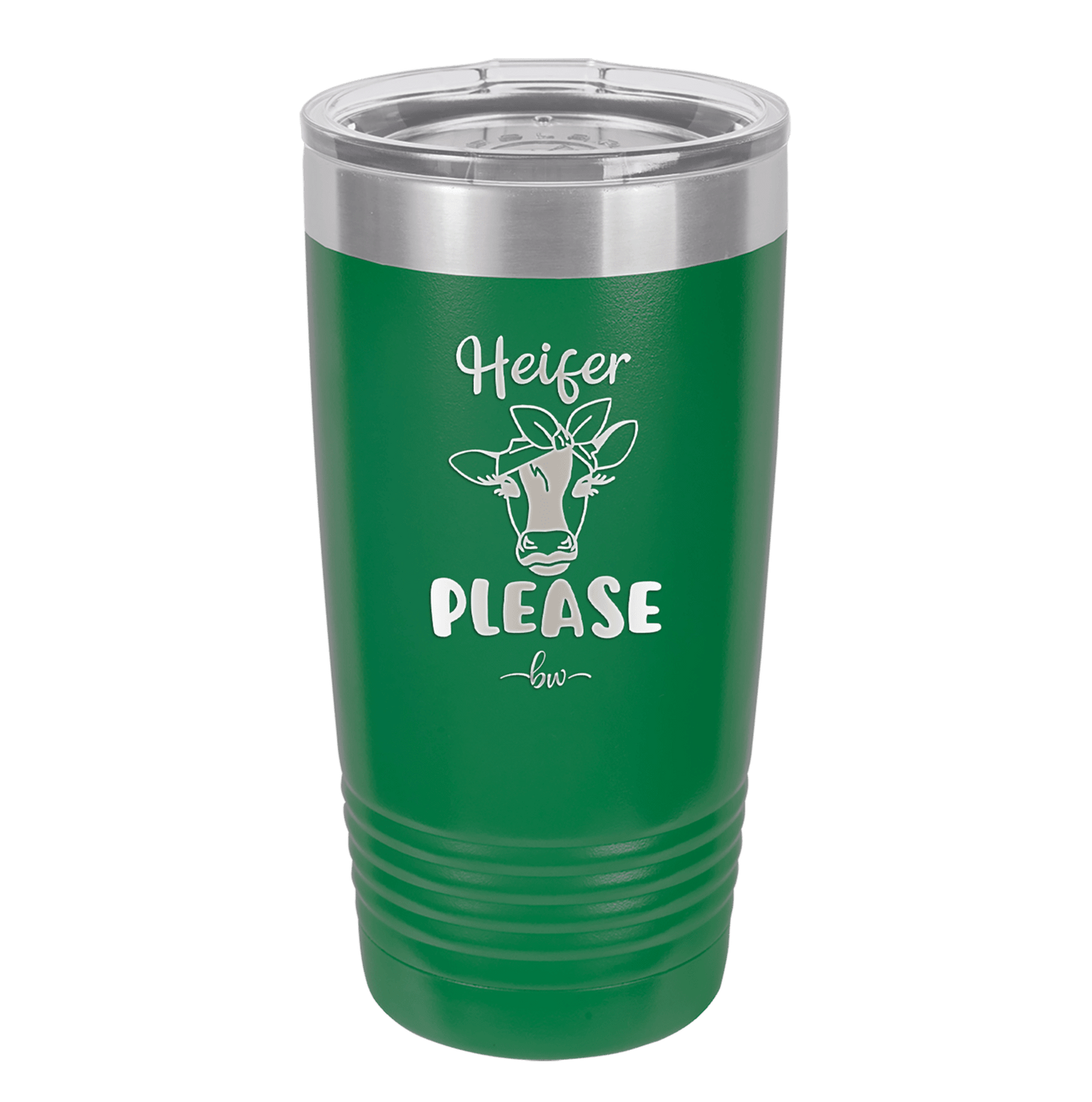 Heifer Please Bow - Laser Engraved Stainless Steel Drinkware - 1509 -