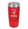 Heifer Please Bow - Laser Engraved Stainless Steel Drinkware - 1509 -