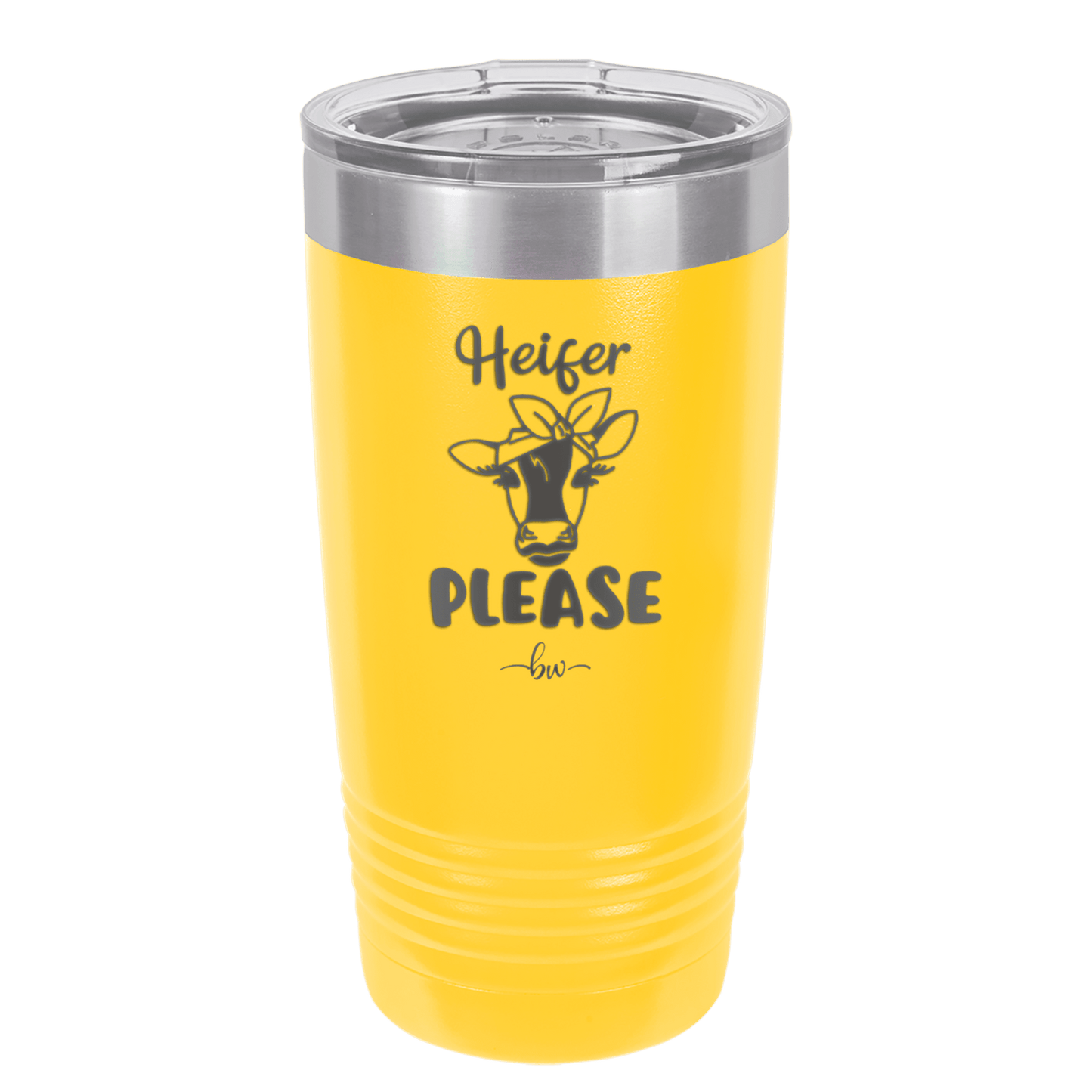Heifer Please Bow - Laser Engraved Stainless Steel Drinkware - 1509 -